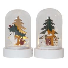Eglo 411295 - SADA 2x LED Vianočná dekorácia FOREST FRIENDS 1xLED/0,03W/1xCR2032