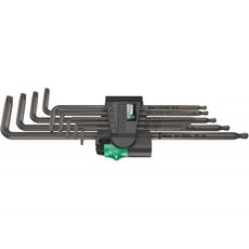 Wera 024460 Nástrčné kľúče TORX® 967/9 TX XL 1, dlhé (sada 9 ks)
