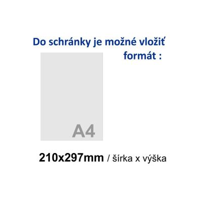 KVIDO poštová schránka strieborná + sklo Strieborná