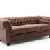 Dizajnová trojsedačka Chesterfield II 205 cm antik hnedá