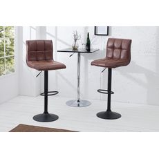 Estila Dizajnová barová stolička Modena 95-115cm vintage brown