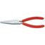Ploché kliešte Langbeck 140 mm (s predĺženými čeľusťami) KNIPEX 30 13 140 - chrómované, plastové puzdrá