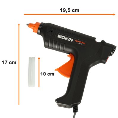 WOKIN Pištoľ na horúce lepidlo 15 W + 11,2 mm kazety