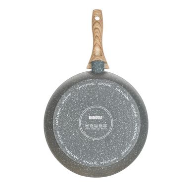BANQUET Panvica WOK s nepriľnavým povrchom NATURAL STONE 28 x 7,8 cm