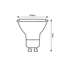 Rabalux 79079 - LED Žiarovka GU10/5W/230V 3000K