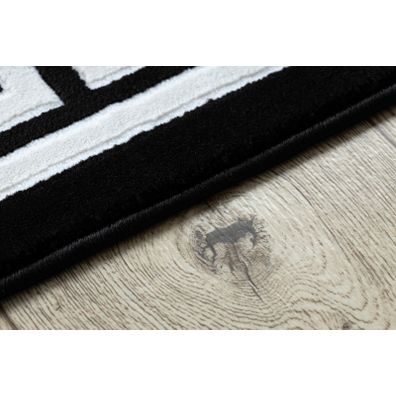 Dywany Łuszczów , Kusový koberec Gloss 6776 85 greek black/ivory, 200x290, čiernobiela, chodba / predsieň