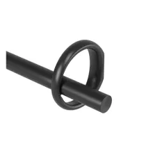 Oceľová roztiahnuteľná garniža 107 - 305 cm Ringlet - Umbra