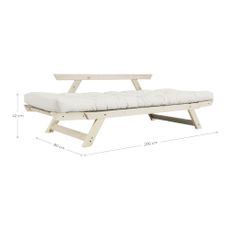 Variabilná pohovka Karup Design Bebop Natural Clear/Linen Beige