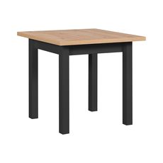 Rozkladací jedálenský stôl Mixi 8 80-160x80 - artisan / čierna