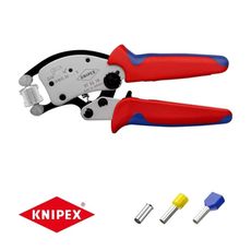 Samonastavovacie kliešte Knipex Twistor16 na lisovanie káblových koncoviek