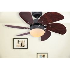 Globo 03800 - Stropný ventilátor RIVALDO 1xE14/60W/230V