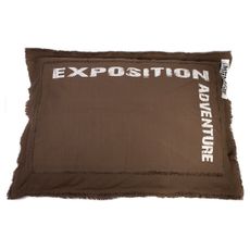 Luxusný poťah na vankúš pre psa Lex & Max Adventure 100 x 70 cm | hnedý