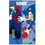 Detský uterák Ježko Sonic - praktický a štýlový doplnok pre deti - 100% bavlna - 30 x 50 cm