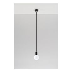 Čierne stropné svietidlo Nice Lamps Bombilla