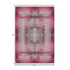 KONDELA Veldar koberec 80x150 cm vínovočervená