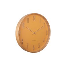 Karlsson 5996YE dizajnové nástenné hodiny žltá, pr. 40 cm