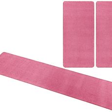 Hanse Home Collection koberce Kobercová sada Nasty 101147 Pink - 3 diely: 70x140 cm (2x), 70x240 cm (1x) cm