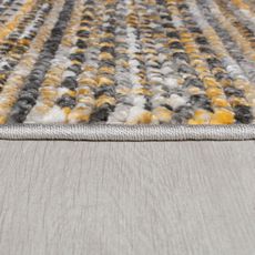 Flair Rugs , Kusový koberec Santiago Camino Yellow kruh, 140x140 (priemer) kruh, žltá, obývacia izba