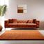 Luxusná trojmiestna pohovka Como 237 x 90 cm, oranžová
