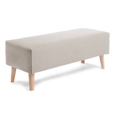 Béžová lavica Kave Home Lydia