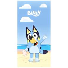 Bavlnená osuška Bluey na pláži - 100% bavlna s gramážou 320 g/m² - 70 x 140 cm