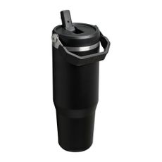 Čierna termoska 890 ml IceFlow Flip Straw 2.0 – Stanley