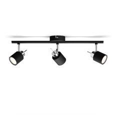 Philips - Bodové svietidlo MERANTI 3xGU10/35W/230V čierna