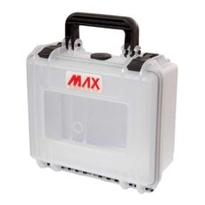 MAX Plastový kufor, 258x243xH 117,5mm, IP 67, farba transparentná
