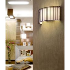 FARO 29310 - Nástenné svietidlo LINDA 2xE27/15W/100-240V biela/čierna