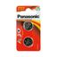 Panasonic - 2 ks Líthiová gombíková batéria CR2016 3V 72 mAh