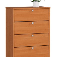 Ak furniture Skriňa na topánky Marienne 60 cm - 4 dvierka jelša
