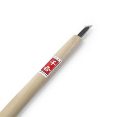 Japonské rezbárske mini-dláto SENKICHI so šikmou čepeľou - 7,5 mm