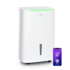 Klarstein DryFy Connect 40 Smart, Odvlhčovač vzduchu, WiFi, Kompresný, 40l/d, 35-45m², Biela