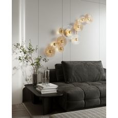 MAXLIGHT W0354 - LED Nástenné svietidlo ALLURE 10xLED/4,3W/230V zlatá