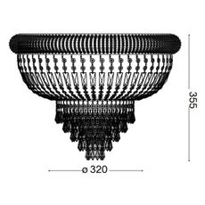 Ideal Lux - Krištáľové stropné svietidlo DUBAI 3xE14/28W/230V pr. 32 cm chróm