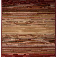 Spoltex koberce Liberec Kusový koberec Cambridge red / beige 5668 - 80x150 cm