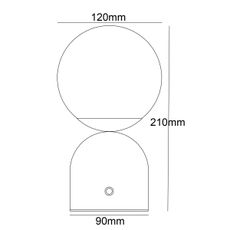 Globo 21006W - LED stmievateľná dotyková stolná lampa JULSY LED/2,5W/3,7V biela