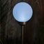 Solárna lampa 4 LED BY-131580 guľa biela 20
