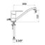 JIKA H3511Z10042301 - Batéria LYRA 21 cm, lesklý chróm