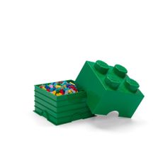 Zelený úložný box štvorec LEGO®