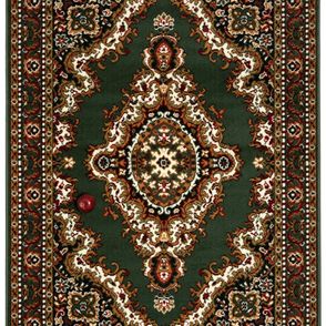 Alfa Carpets  Kusový koberec TEHERAN T-102 green - 160x230 cm