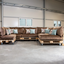Golden Garden Paletové sedenie GG92/1 - Podsedáky a Vankúše "FIT IN" 120cm x 80cm x 15cm - penový granulát - capuccino