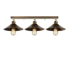Stropné svietidlo v bronzovej farbe s kovovým tienidlom ø 24 cm Berceste – Opviq lights