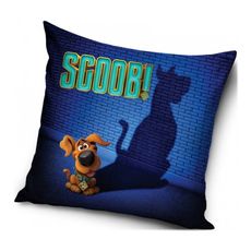 Vankúš SCOOB! - motív Scrappy-Doo - 40 x 40 cm