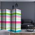 Paraván Bright stripes Dekorhome 225x172 cm (5-dielny)