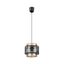 Luster na lanku GABI 1xE27/60W/230V zlatá/čierna pr. 20 cm