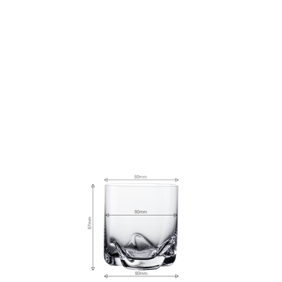 Poháre Tumbler 300 ml set 4 ks - Anno Glas Lunasol META Glass - 322123