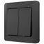 Spínač sviečok SILVA black 46217