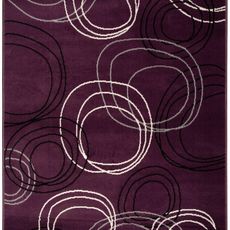 Alfa Carpets  Kusový koberec Circles lila - 190x280 cm
