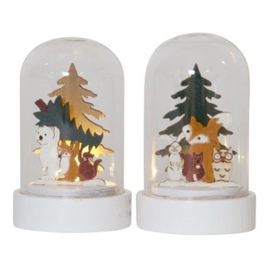 Eglo 411295 - SADA 2x LED Vianočná dekorácia FOREST FRIENDS 1xLED/0,03W/1xCR2032